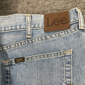 Lee men's Light Blue Denim Jeans